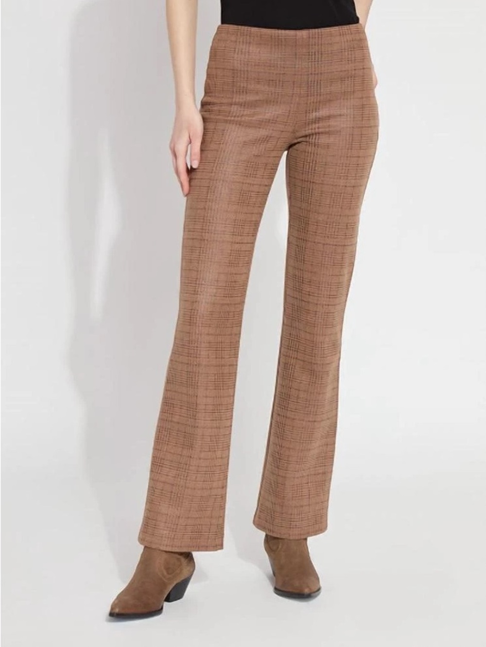 Lysse Brown Plaid Pants